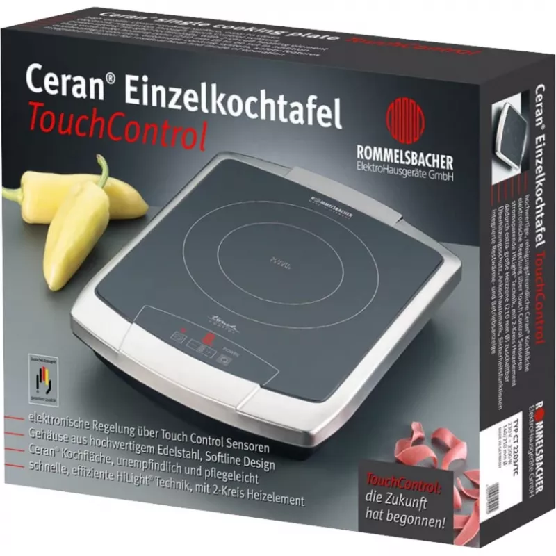 ROMMELSBACHER Ceran CT 2203/TC - Placa de inducción