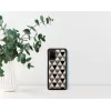 Funda protectora iKins para Samsung Galaxy S20+ — diseño de pirámides negro