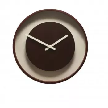 NeXtime Reloj 3047 Color Change, Ø28 cm, pared, marrón