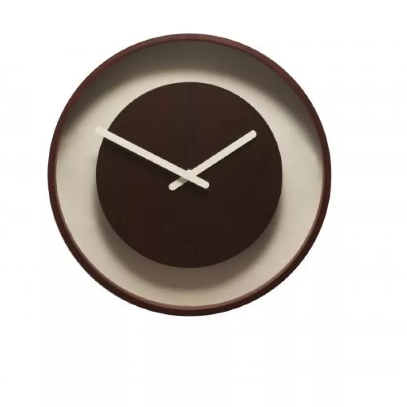 NeXtime Reloj 3047 Color Change, Ø28 cm, pared, marrón