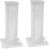 Eurolite 32000050 2x Stage Stand, variable, con funda y bolsa, blanco