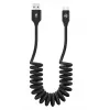 Cable de datos USB a USB-C Tellur Extendable 3A 1,8 m negro