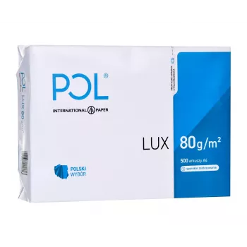 Papel de copia oficina POLLUX (A4; 80 g/m²; 500 hojas; blanco, mate)