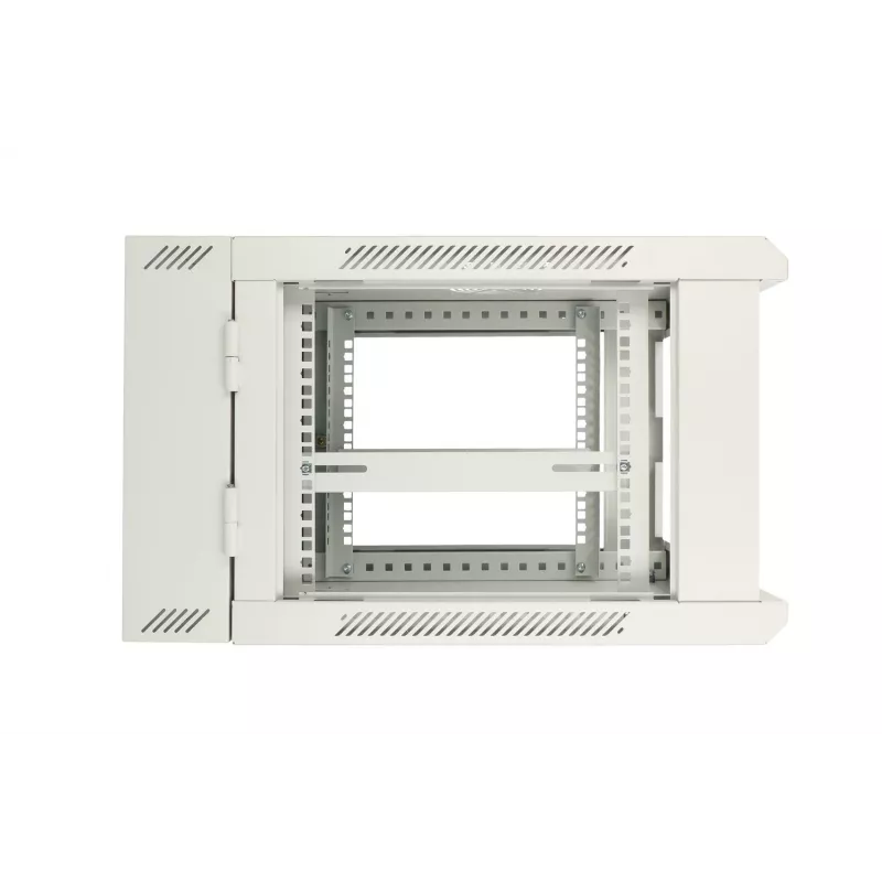 Armario rack de pared Extralink 6U 600x600 AZH Gris Montaje en pared, tipo pivotante