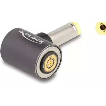 Delock 80786 Adaptador para cable de carga de portátil, clavija DC HP 4,8x1,7 mm a conector magnético de 8 pines