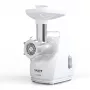 Picadora de carne eléctrica SMAPP 490.8 — 2200 W, 1 velocidad, 3 discos perforados (Ø 2,7–8 mm), blanca