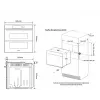 Horno eléctrico integrable Samsung NV7B42251AK — clase de eficiencia energética A+