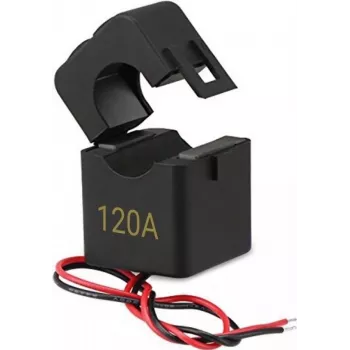 Shelly · Accesorios para empotrar y carril DIN · Transformador de corriente 120 A · Pinza de inducción para EM y 3EM