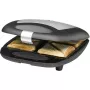Sandwichera Rommelsbacher ST 1410 — 4 sándwiches, 1400 W, placas antiadherentes, negro/plata