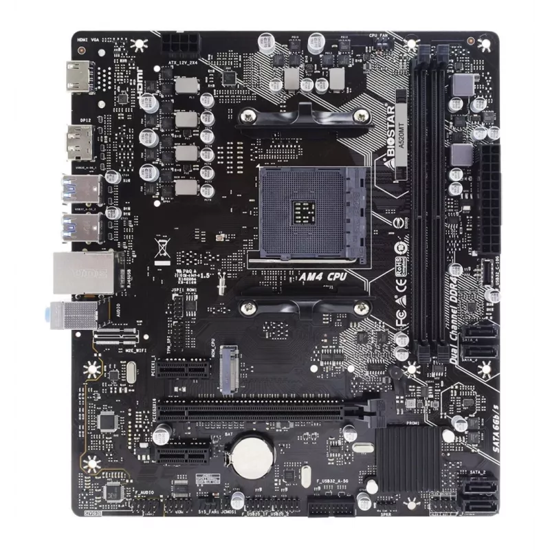Placa base BIOSTAR A520MT AM4 Micro-ATX