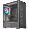 Caja de PC Silentware Air 2000 A-RGB negra — semitorre, ventana lateral de cristal templado