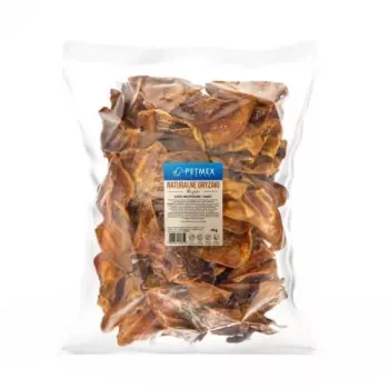 Snack masticable para perros PETMEX oreja de cerdo, pack de 100 unidades