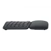 Logitech ERGO K860 - Teclado - Inalámbrico - 2,4 GHz, Bluetooth 5.0 - QWERTY - Español - Grafito