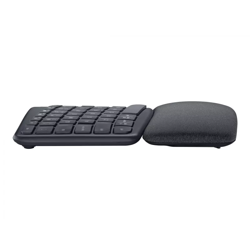 Logitech ERGO K860 - Teclado - Inalámbrico - 2,4 GHz, Bluetooth 5.0 - QWERTY - Español - Grafito