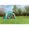 Event Dome Shelter XL, 4,5 x 4,5m, Pabellón Azul claro/Gris
