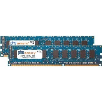 PHS-memory 16GB (2x8GB) Kit RAM memoria para Supermicro A+ Server 1012C-MRF DDR3 UDIMM ECC 1600MHz PC3-12800E (SP159966)