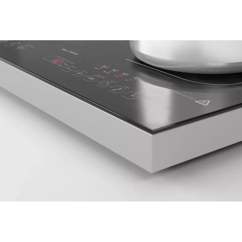 Placa de inducción Caso ProGourmet 3500, 2 zonas, control táctil