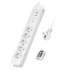 Regleta de enchufes LogiLink LPS402 1,5 m 5 tomas AC para interior blanco