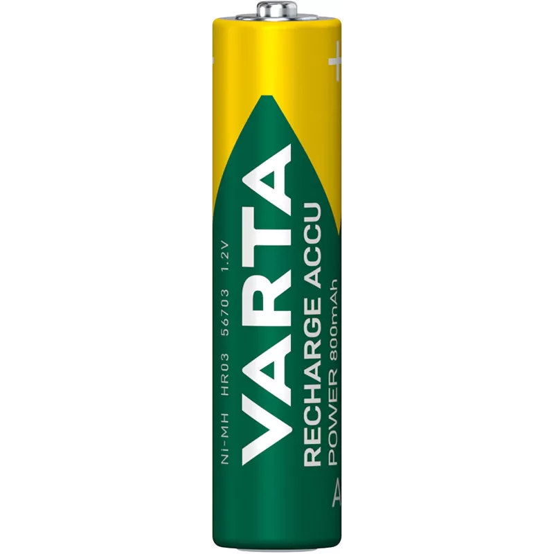 VARTA HR03 AAA batería Power 800 mAh 56703 pilas recargables 4 uds. verde