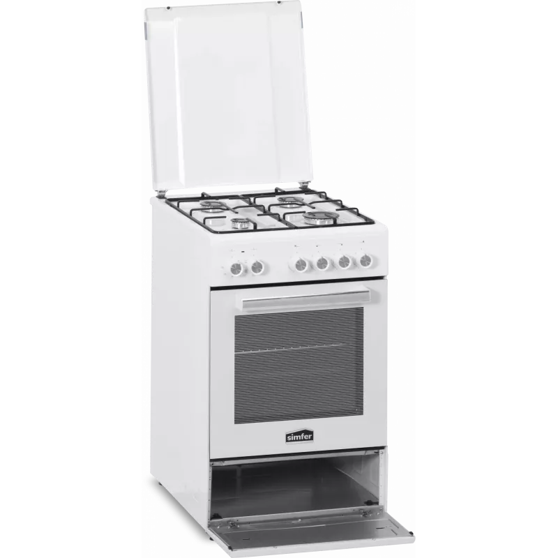 Placa de gas integrable y horno eléctrico SIMFER 5405SERBB, aparato combinado, 50 cm de ancho, clase de eficiencia energética A