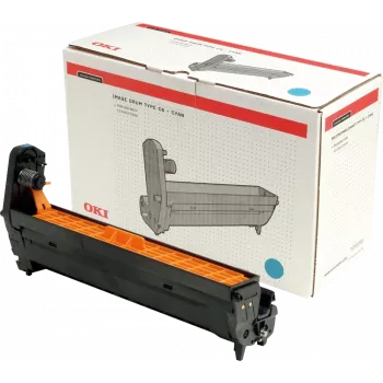 OKI 42126607 - Unidad de tambor cian - para C5100, 5100n, 5200, 5200n, 5200ne, 5300, 5300dn, 5300n, 5300nccs, 5400, 5400dn, 5400n