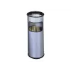 Cenicero/papelera Durable - Redonda - 17 L - Metal