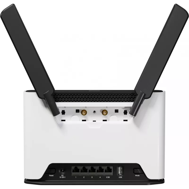 MikroTik Chateau LTE18 AX - Router inalámbrico - Switch de 5 puertos - GigE, 2,5 GigE - Wi-Fi 5, Wi-Fi 6 - Doble banda (S53UG+5HAXD2HAXD-TC&EG18-EA)