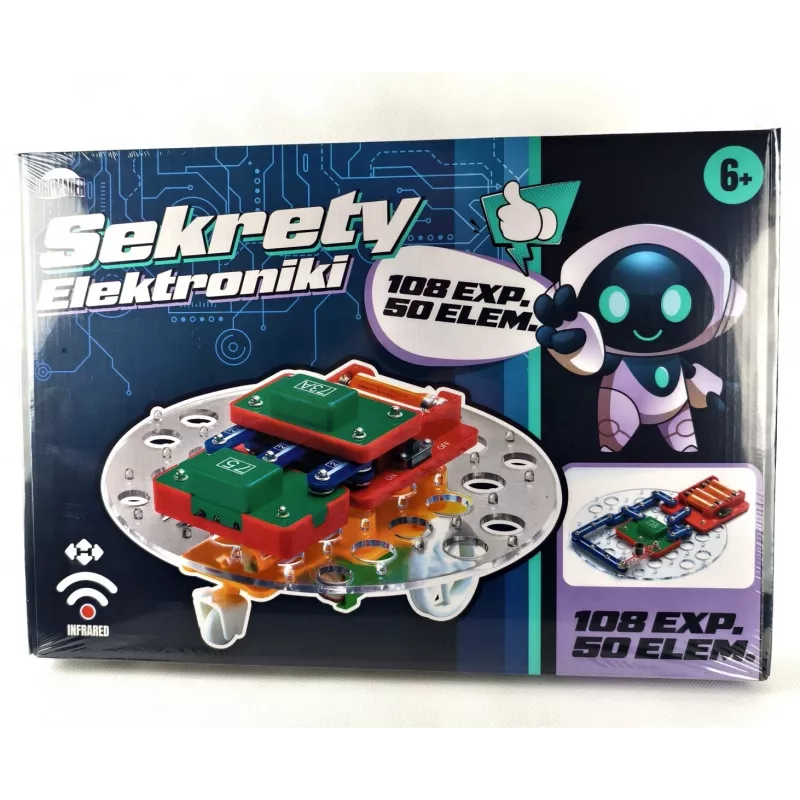 Kit de electrónica educativa Dromader Zestaw Sekrety elektroniki - Intelligent vehicle kit