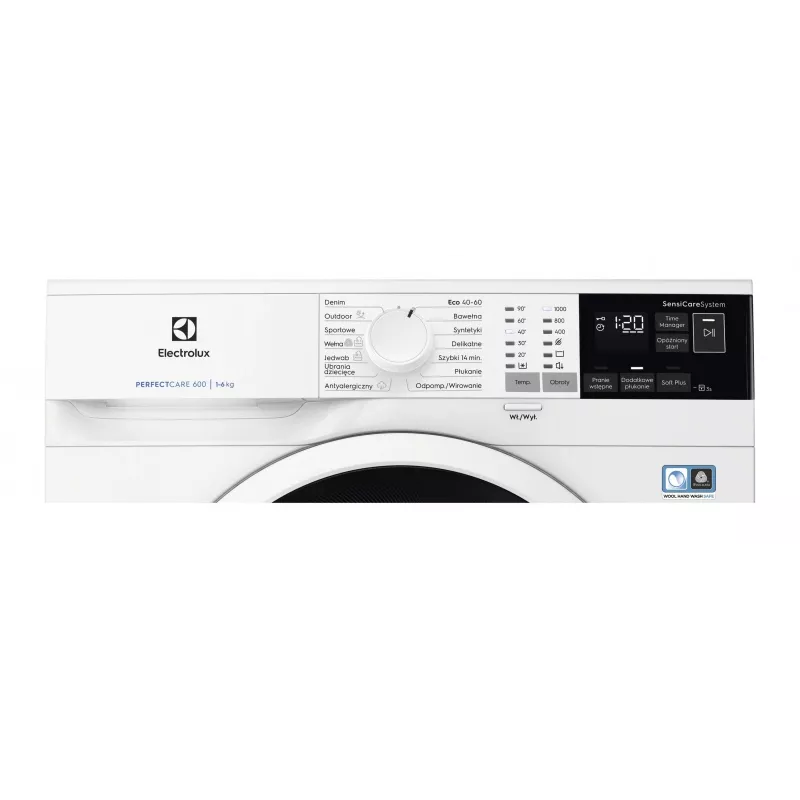 Lavadora de carga frontal Electrolux EW6SN406WP — 6 kg, 1000 rpm, 595x843x378 mm, blanco