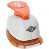 Perforadora decorativa Wedo 168212 gris naranja para papel