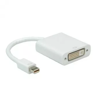 ROLINE Adaptador Mini DisplayPort-DVI, Mini DP macho - DVI hembra (12.03.3128)