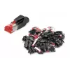 Conector modular Hirose CAT 6 TM 21 Digitus 10 unidades conector RJ-45 negro rojo