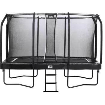 Trampolín Salta First Class rectangular 214 x 366 cm, equipo de fitness, negro