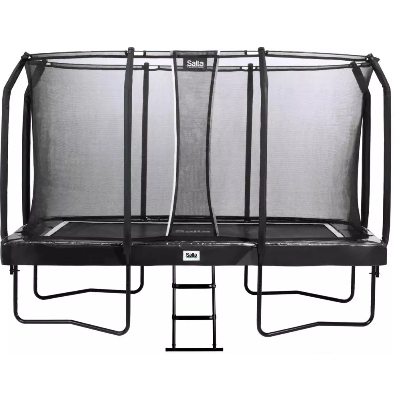 Trampolín Salta First Class rectangular 214 x 366 cm, equipo de fitness, negro