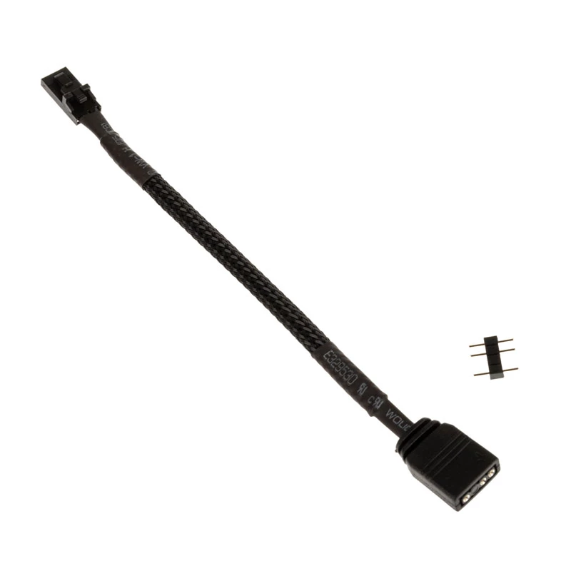 Cable adaptador ARGB de 3 pines Kolink L1-3ADP1-15 – 15 cm, convertidor ARGB de 3 pines