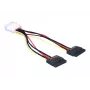 Cable de alimentación SATA HDD 2x DeLOCK 60102 0,112 m