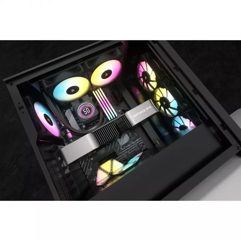 Corsair CW-9060074-WW Sistema de refrigeración para ordenador Refrigeración líquida todo en uno para procesador 12 cm Negro 1 ud.