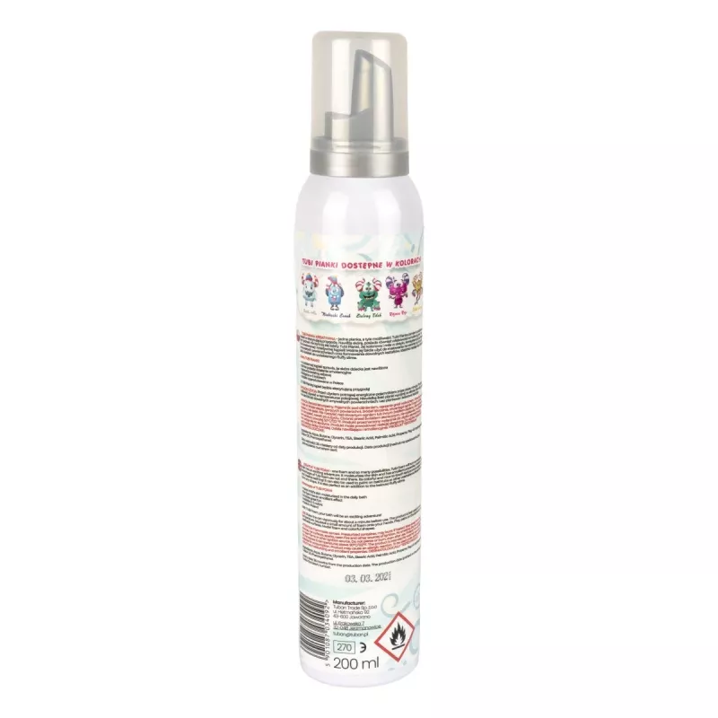 Juguete espuma de baño Tuban TUBI FOAM WHITE 200 ml
