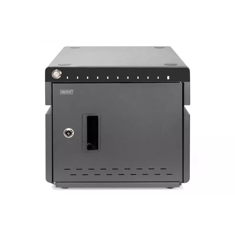 Armario de carga móvil de sobremesa Digitus para 10 portátiles/tabletas de hasta 13 pulgadas, UV-C, USB-C