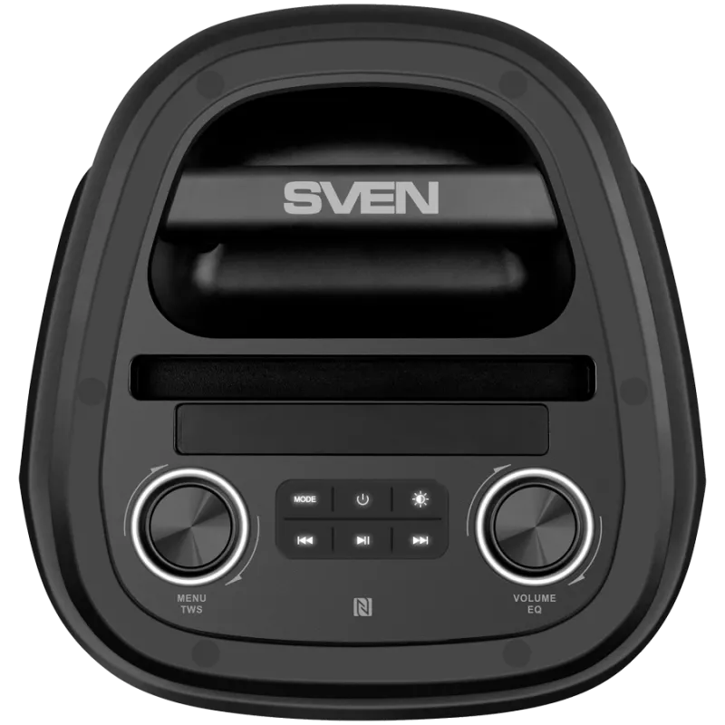 SVEN PS-850, (100W, TWS, Bluetooth, FM, USB, microSD, pantalla LED, 8000mAh)