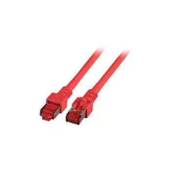 EFB-Elektronik Cable de parcheo RJ45 Cat.6 S/FTP LSZH Rojo 0,15m Fabricante: EFB Elektronik (K5512.0,15)