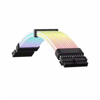 Gamemax | Cable de extensión de fuente de alimentación | MB 24PIN-B | Negro
