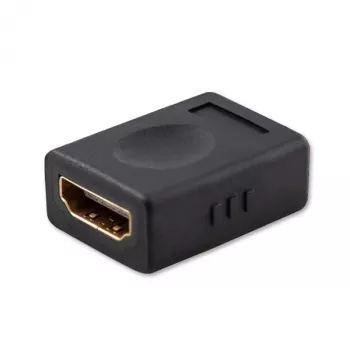 Adaptador HDMI SAVIO CL-111 — HDMI Type-A, conector hembra a hembra, negro