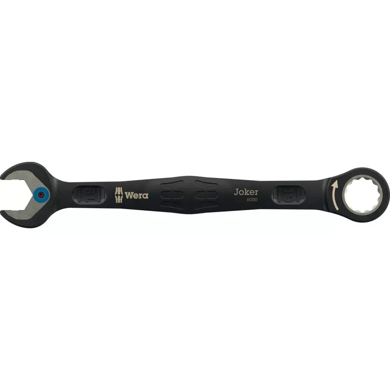 Wera 6000 Joker Black Edition juego de llaves combinadas de carraca, 11 uds.