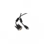 Adaptador de cable de vídeo ShiverPeaks BS77482-RE 2 m HDMI Type-A DVI-D negro