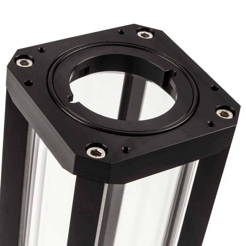 Depósito de compensación de refrigeración líquida Watercool Heatkiller 0,375 L negro/transparente 70×70×198,5 mm