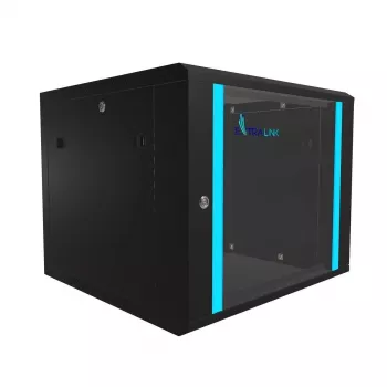 Rack de pared Extralink 9U 600x600 negro