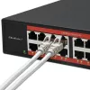 Switch de red QOLTEC 52364 — Gigabit Ethernet PoE 16xRJ45, 2xSFP