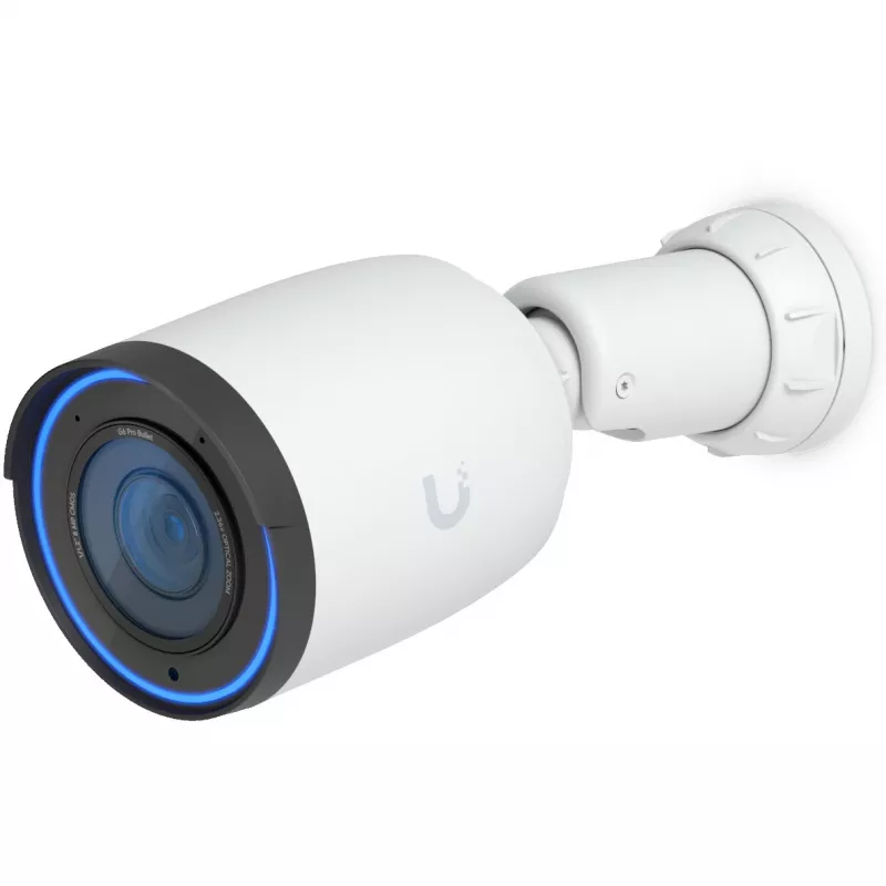 Cámara de vigilancia IP UBIQUITI G6 Pro Bullet — 4K (3840×2160), con cable, interior/exterior, CMOS de 1/1,2 inch, 5,9–13,8 mm, zoom óptico 2,36x, montaje en techo/pared/mástil