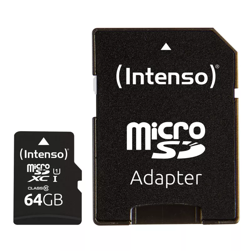 Tarjeta de memoria Intenso 64GB MicroSDXC UHS-I Class 10 3423490